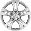 Mercedes 5 Twin Spoke [230-17] Titanium Silver Wheel Img 1