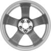 Mercedes 5 Spoke [230-18] Titanium Silver Wheel Img 2