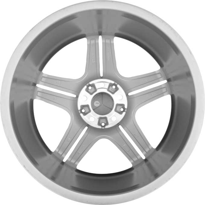 Mercedes 5 Twin Spoke [230-19] Titanium Silver Alloy Wheel Product Image #2