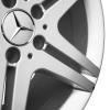 Mercedes 5 Twin Spoke [230-19] Titanium Silver Wheel Img 3