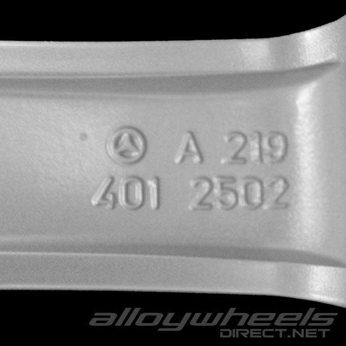 Mercedes 10 Spoke [219-17] Titanium Silver Alloy Wheel Product Image #4