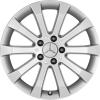 Mercedes 10 Spoke [219-17] Titanium Silver Wheel Img 1