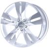 Mercedes 5 Twin Spoke [219-18] Titanium Silver with High Sheen Wheel Img 3