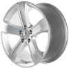 Mercedes 5 Spoke [219-18] Titanium Silver Wheel Img 2