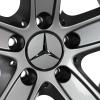 Mercedes 5 Spoke [219-18] Titanium Silver Wheel Img 4