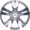 Mercedes 5 Twin Spoke [219-18] Titanium Silver with High Sheen Wheel Img 1