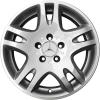 Mercedes 5 Double Spoke [211-16] Titanium Silver Wheel Img 1