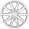 Mercedes 10 Spoke [209-17] Titanium Silver Wheel Img 1