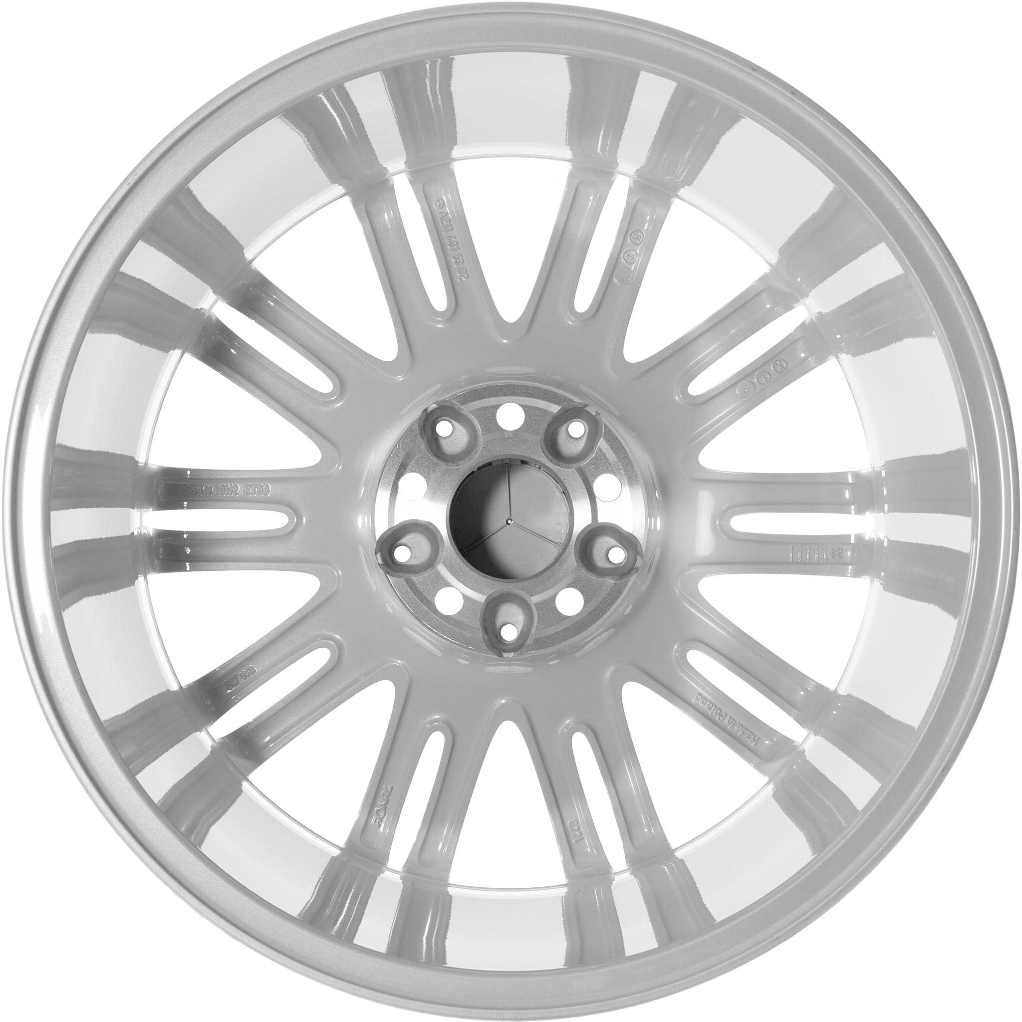 Mercedes 10 Twin Spoke [211-18] Titanium Silver Alloy Wheel Product Image #3