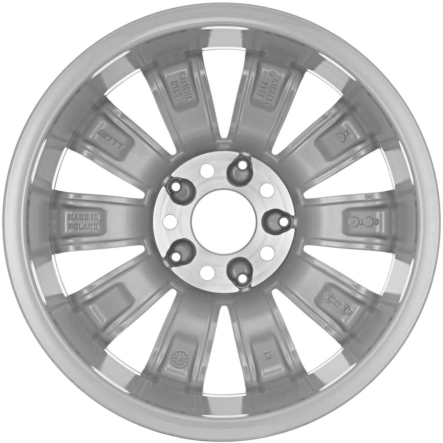 Mercedes Anshan [169-16] Sterling Silver Alloy Wheel Product Image #2