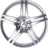 Mercedes 5 Twin Spoke [203-18] Titanium Silver Wheel Img 1