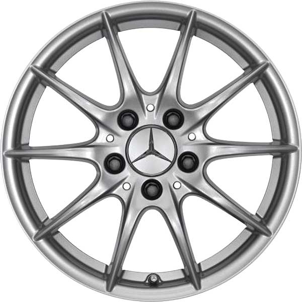Mercedes 9 Spoke [169-16] Champion Silver Alloy Wheel Product Image #1