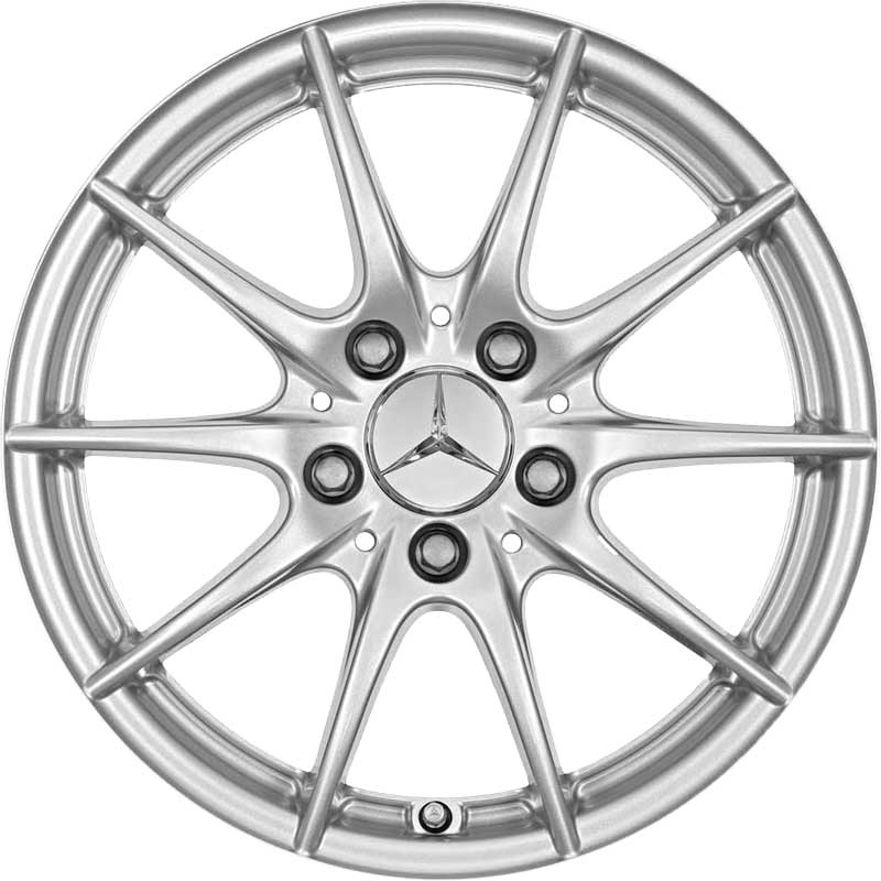 Mercedes 10 Spoke [204-16] Champion Silver Alloy Wheel Product Image #1
