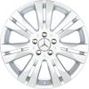 Mercedes 7 Twin Spoke [221-18] Titanium Silver Wheel Img 1