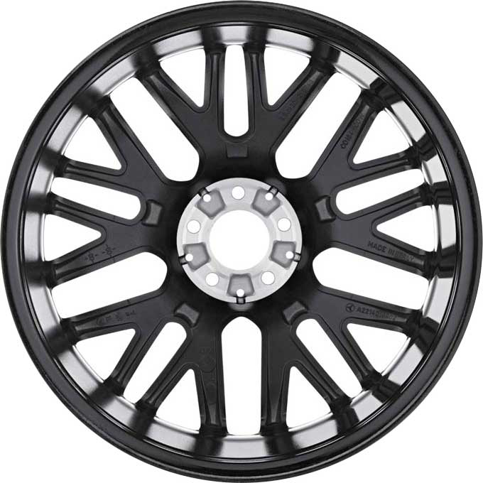 Mercedes Behes [221-20] Gloss Black with High Sheen Alloy Wheel Product Image #2