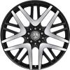 Mercedes Behes [221-20] Gloss Black with High Sheen Wheel Img 1