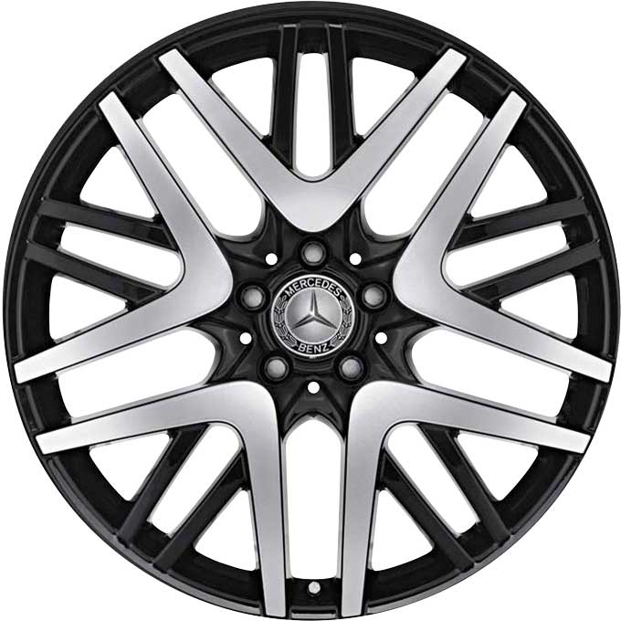 Mercedes Behes [221-20] Gloss Black with High Sheen Alloy Wheel Product Image #1