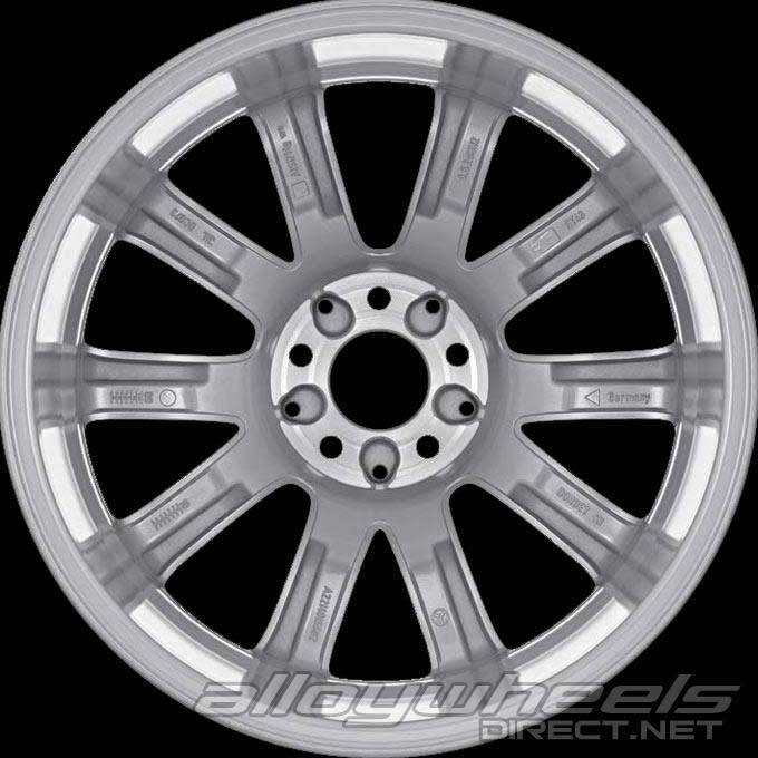 Mercedes 10 Spoke [221-18] Titanium Silver Alloy Wheel Product Image #2