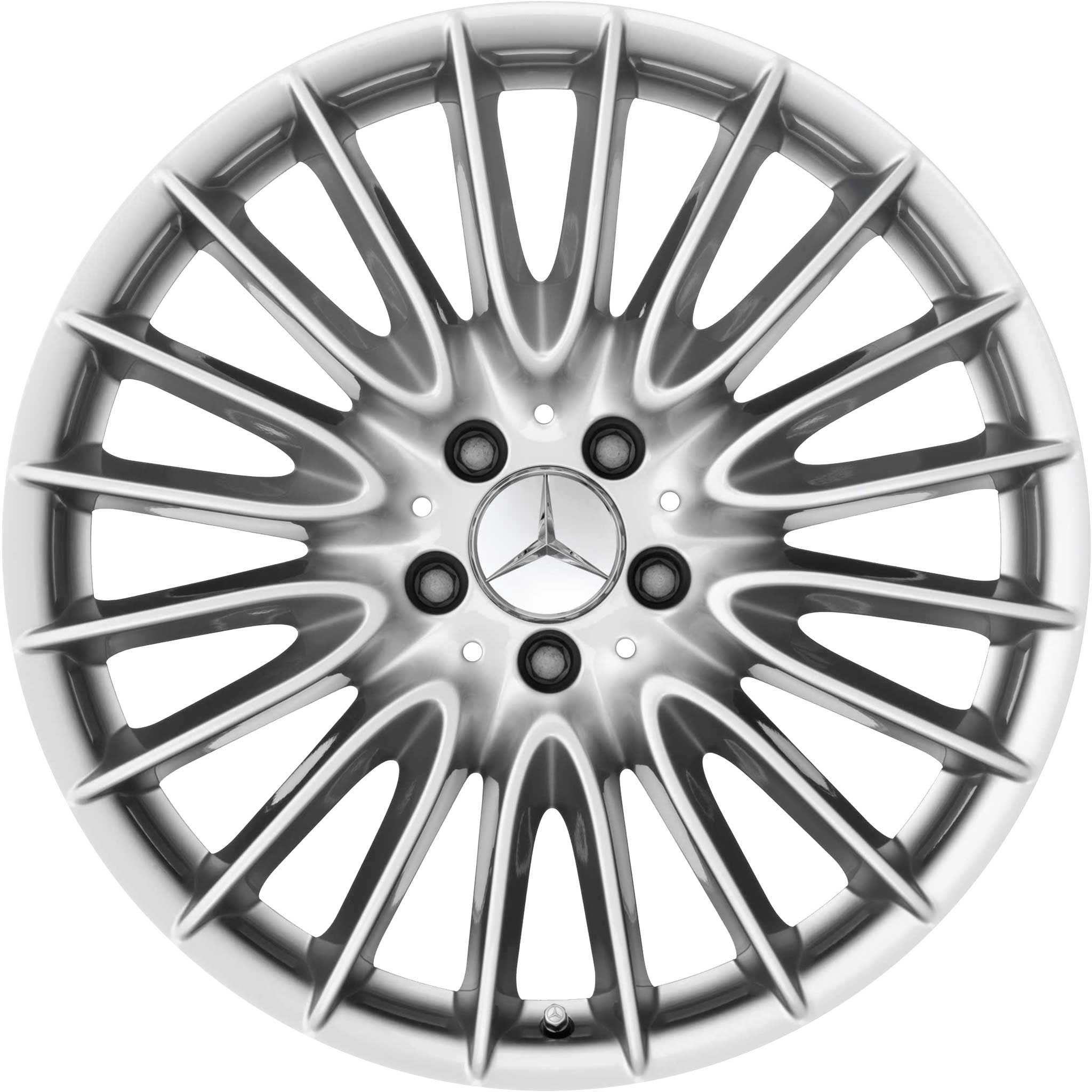 Mercedes Multispoke [221-19] Titanium Silver Alloy Wheel Product Image #1