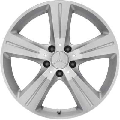 Mercedes Almuredin [203-18] Titanium Silver with High Sheen Alloy Wheel Product Image #1