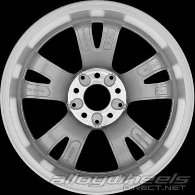 Mercedes Naantali [203-17] Titanium Silver Alloy Wheel Product Image #2