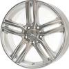 Mercedes Bokhan [169-17] Titanium Silver Wheel Img 2