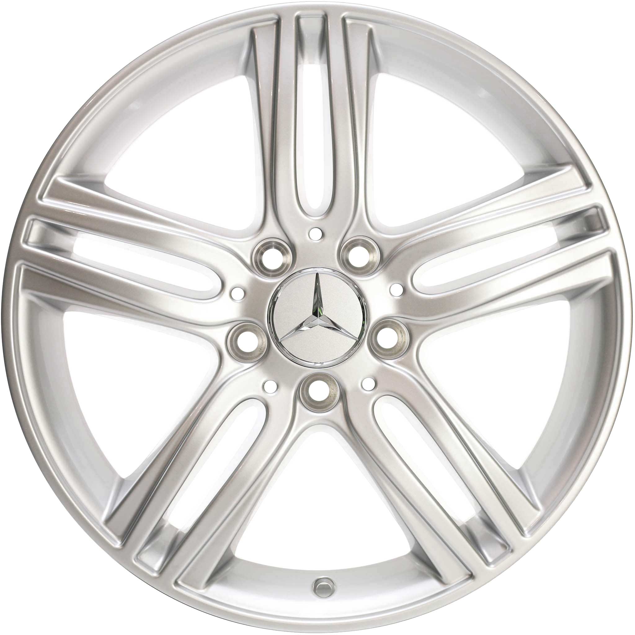 Mercedes Bokhan [169-17] Titanium Silver Alloy Wheel Product Image #1