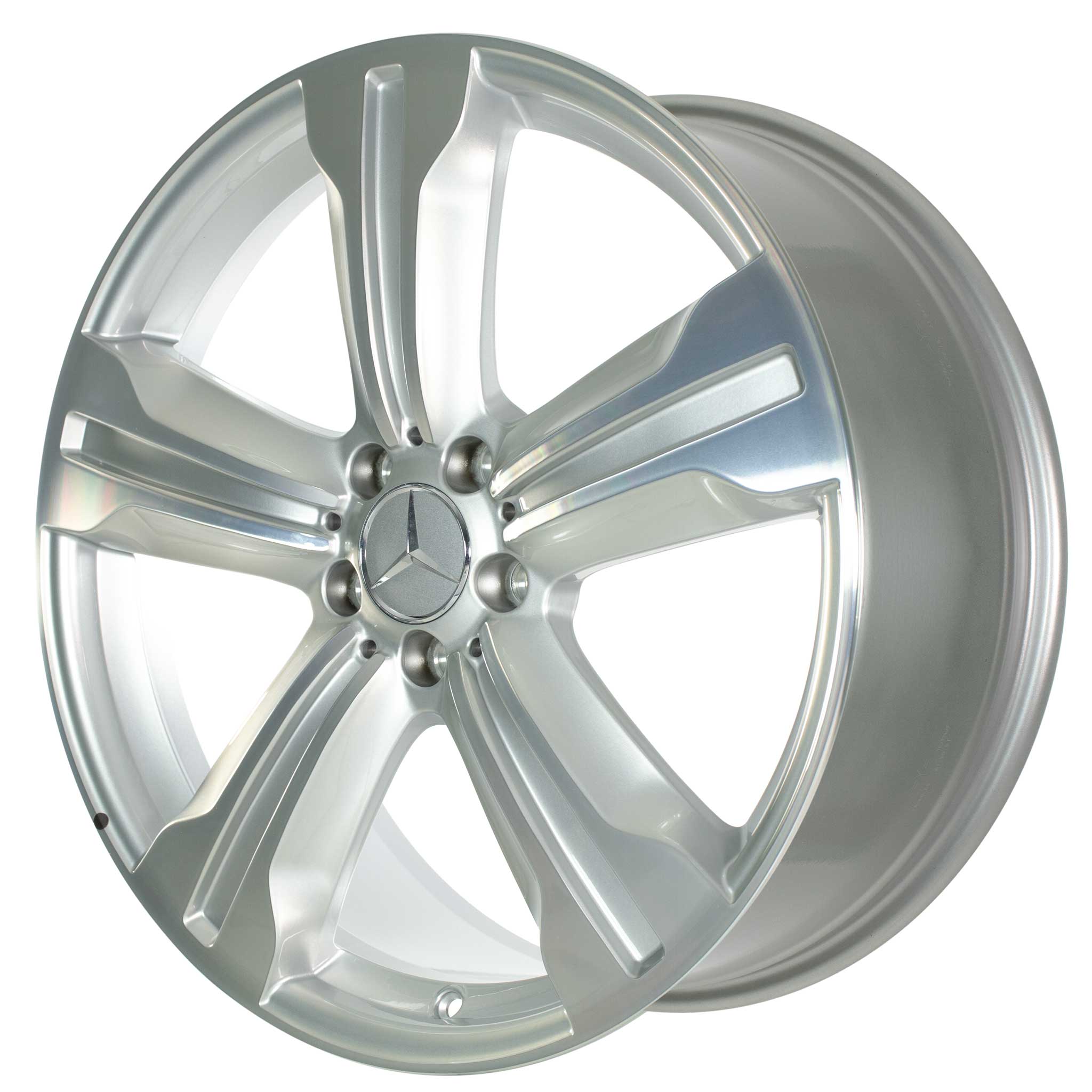 Mercedes Kiyali [221-20] Titanium Silver Alloy Wheel Product Image #2