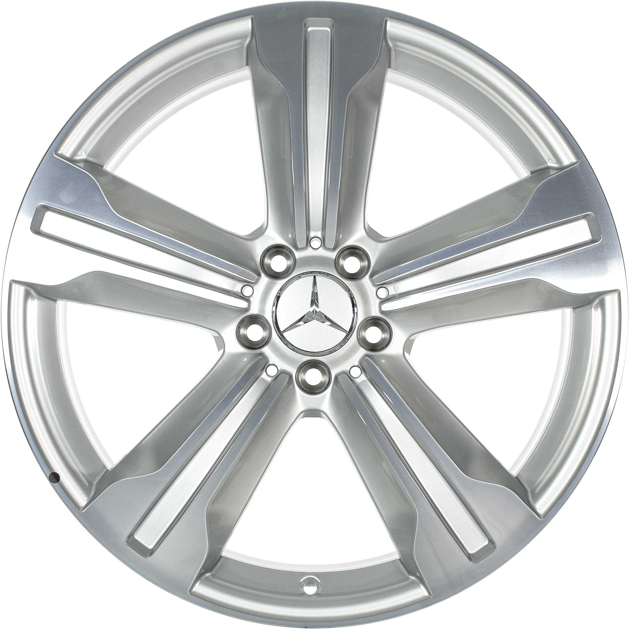 Mercedes Kiyali [221-20] Titanium Silver Alloy Wheel Product Image #1