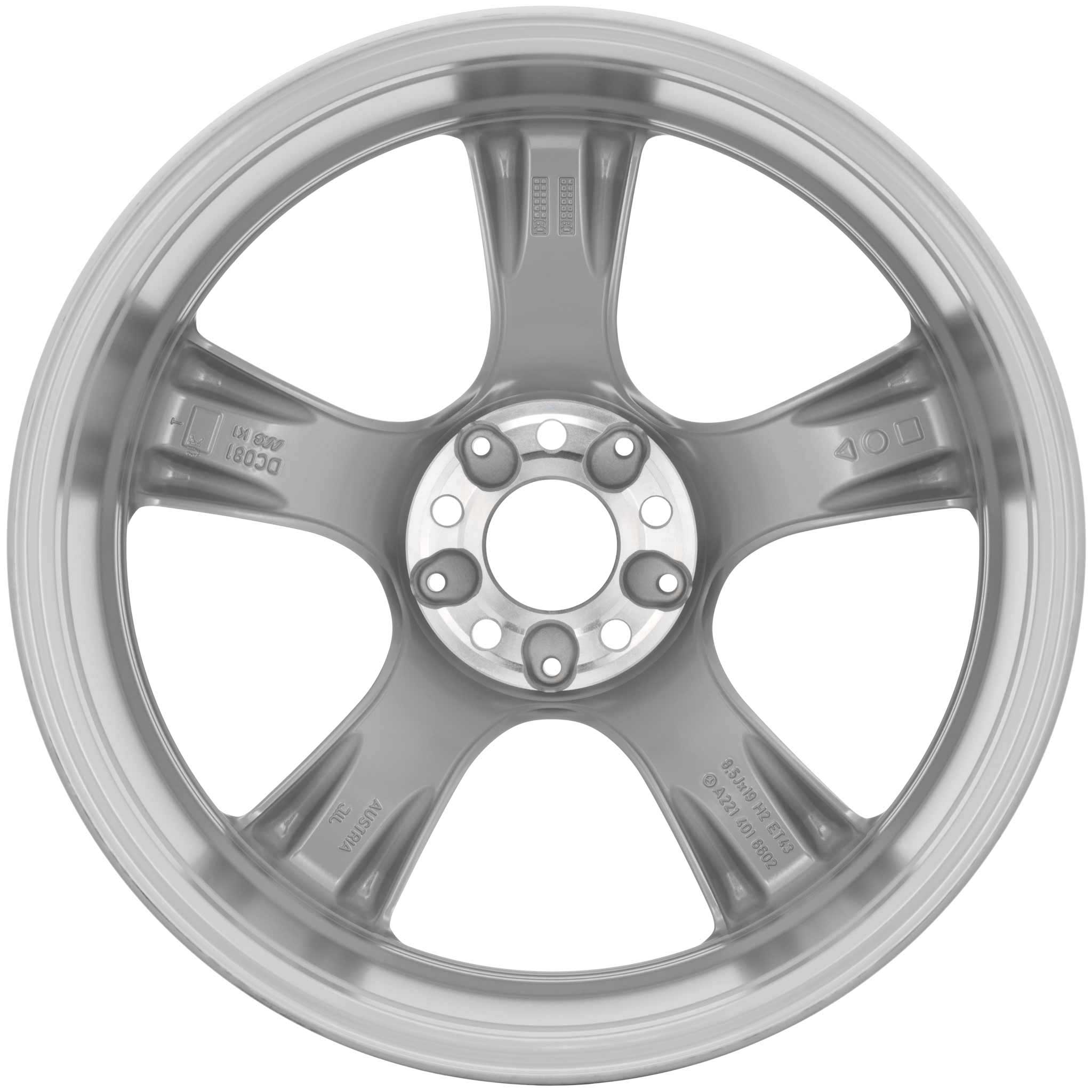 Mercedes Hymara [221-19] Sterling Silver Alloy Wheel Product Image #2
