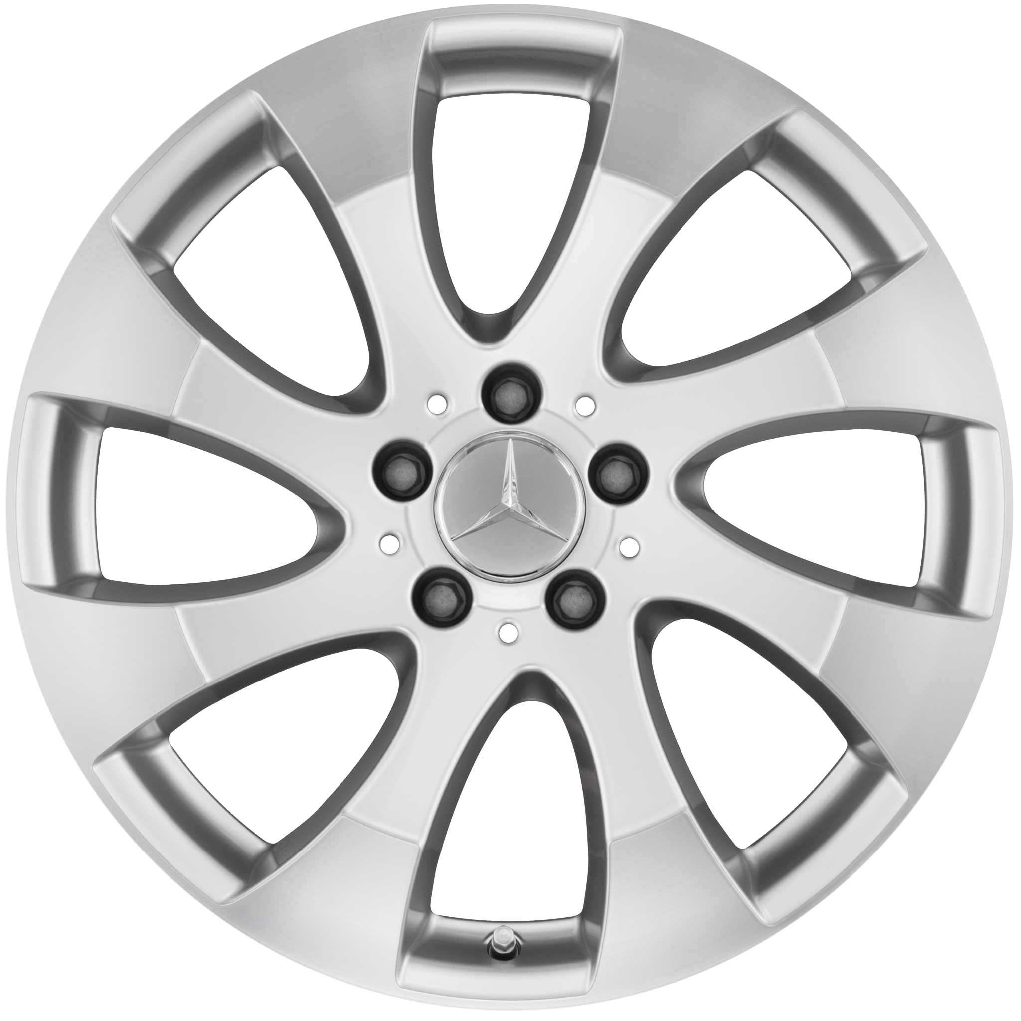 Mercedes Manket [219-18] Titanium Silver with High Sheen Alloy Wheel Product Image #1