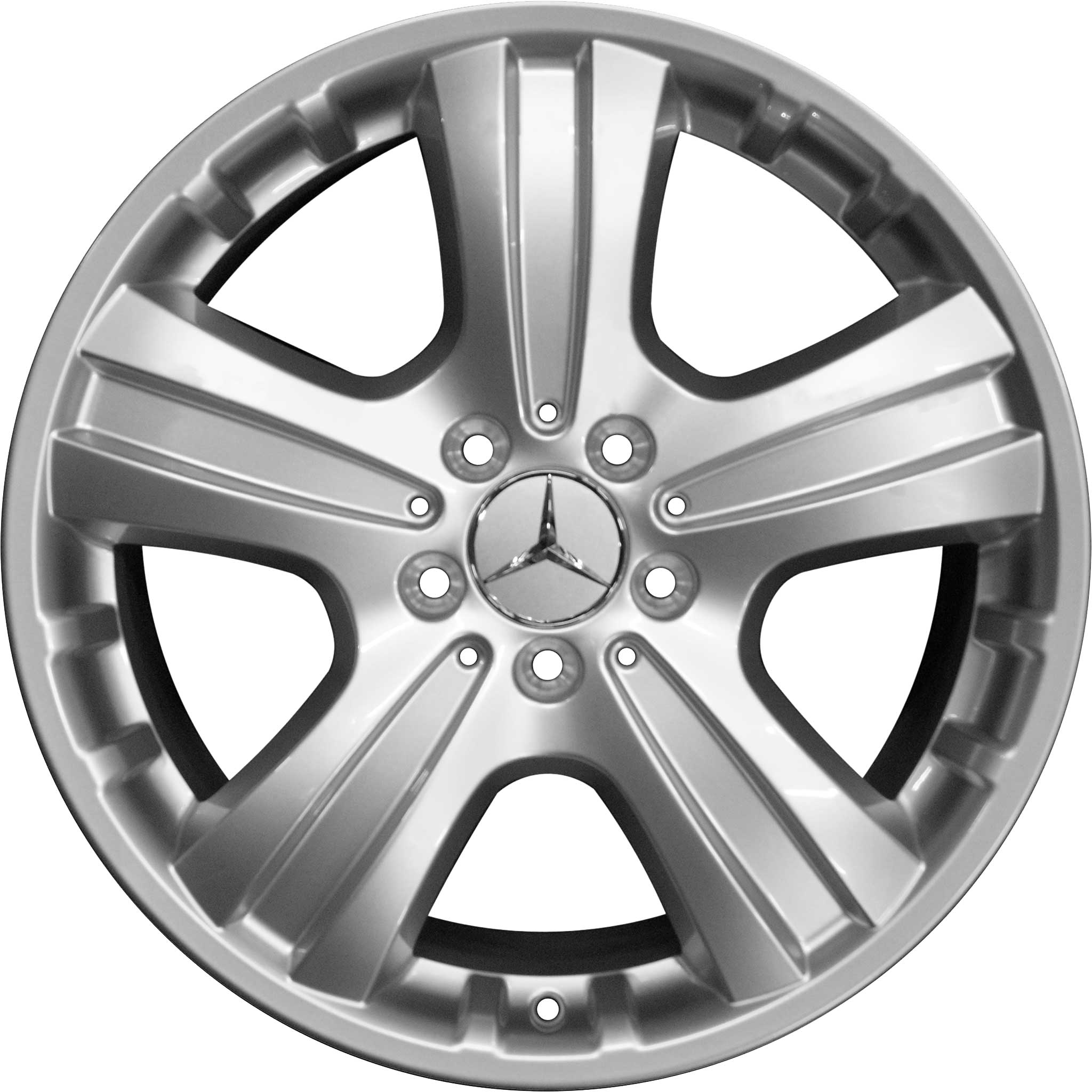 Mercedes 5 Spoke [164-18] Titanium Silver Alloy Wheel Product Image #1