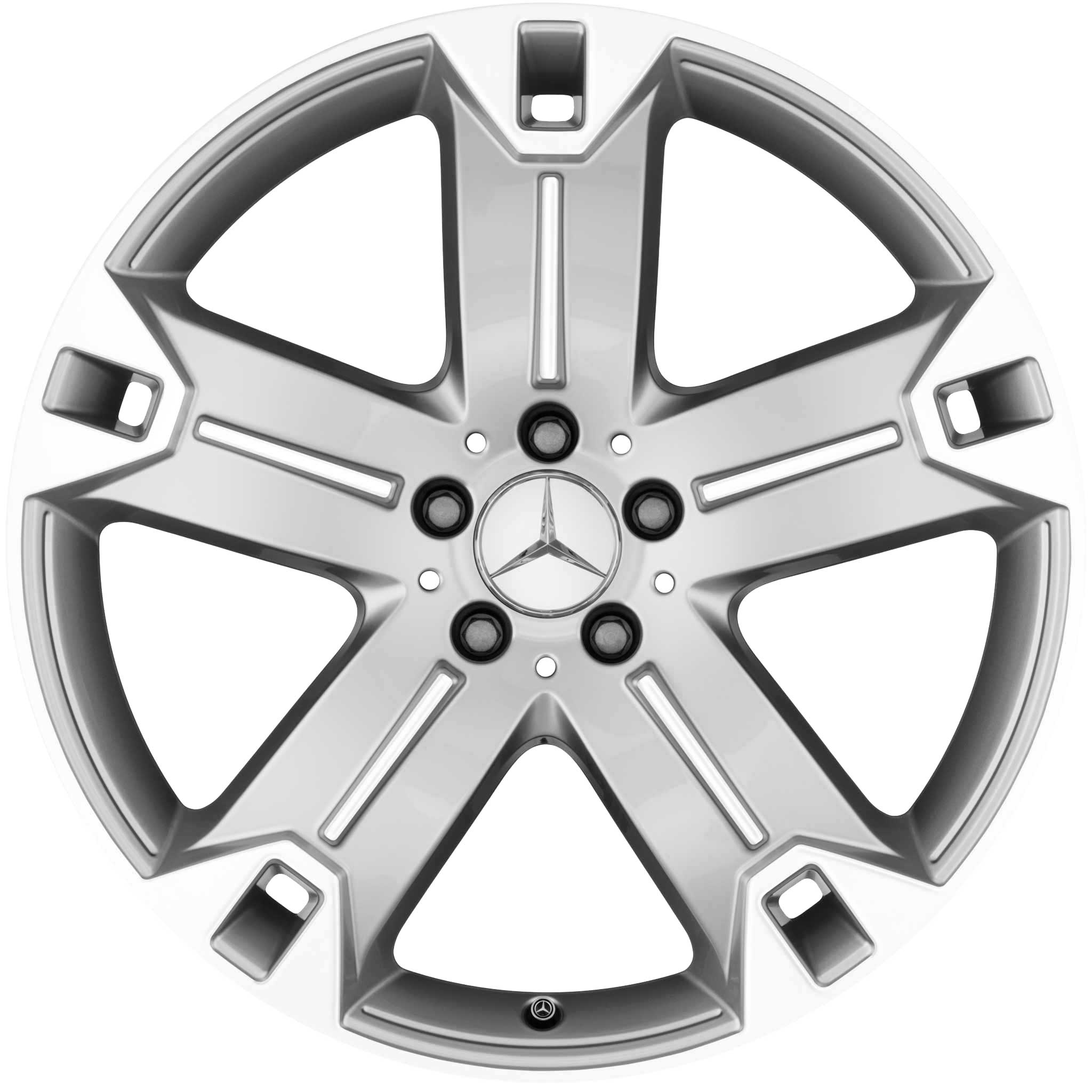 Mercedes Recheo [164-20] Standard Silver with High Sheen Alloy Wheel Product Image #1