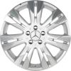 Mercedes 7 Twin Spoke [221-18] Titanium Silver with High Sheen Wheel Img 1