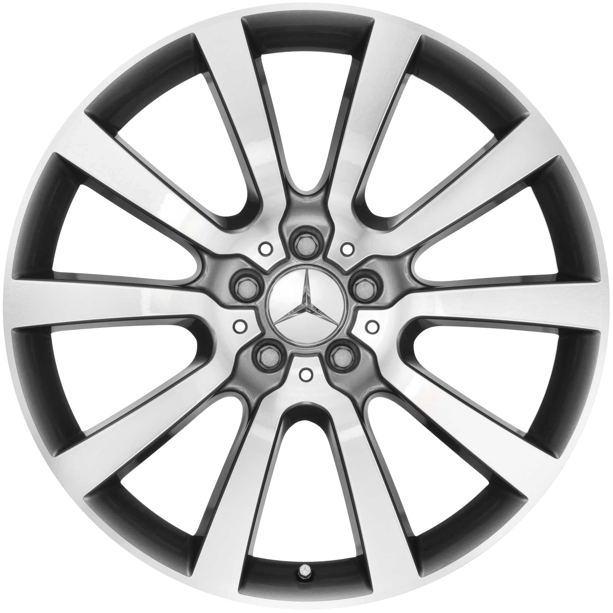 Mercedes 10 Spoke [164-20] Standard Silver with High Sheen Alloy Wheel Product Image #1