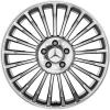 Mercedes 21 Spoke [240-19] Titanium Silver with High Sheen Wheel Img 1