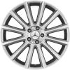 Mercedes 12 Spoke [240-20] Sterling Silver Wheel Img 1