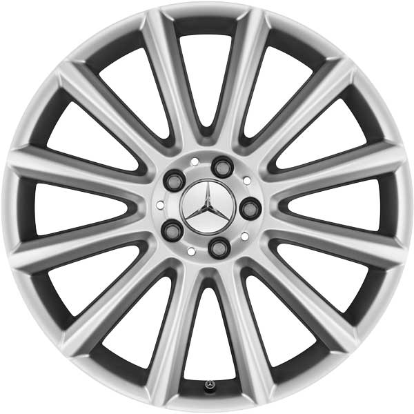 Mercedes 12 Spoke [240-20] Sterling Silver Alloy Wheel Product Image #1