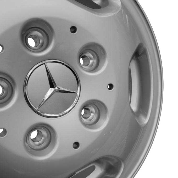 Mercedes 5 Spoke [903-15] Standard Silver Alloy Wheel Product Image #3