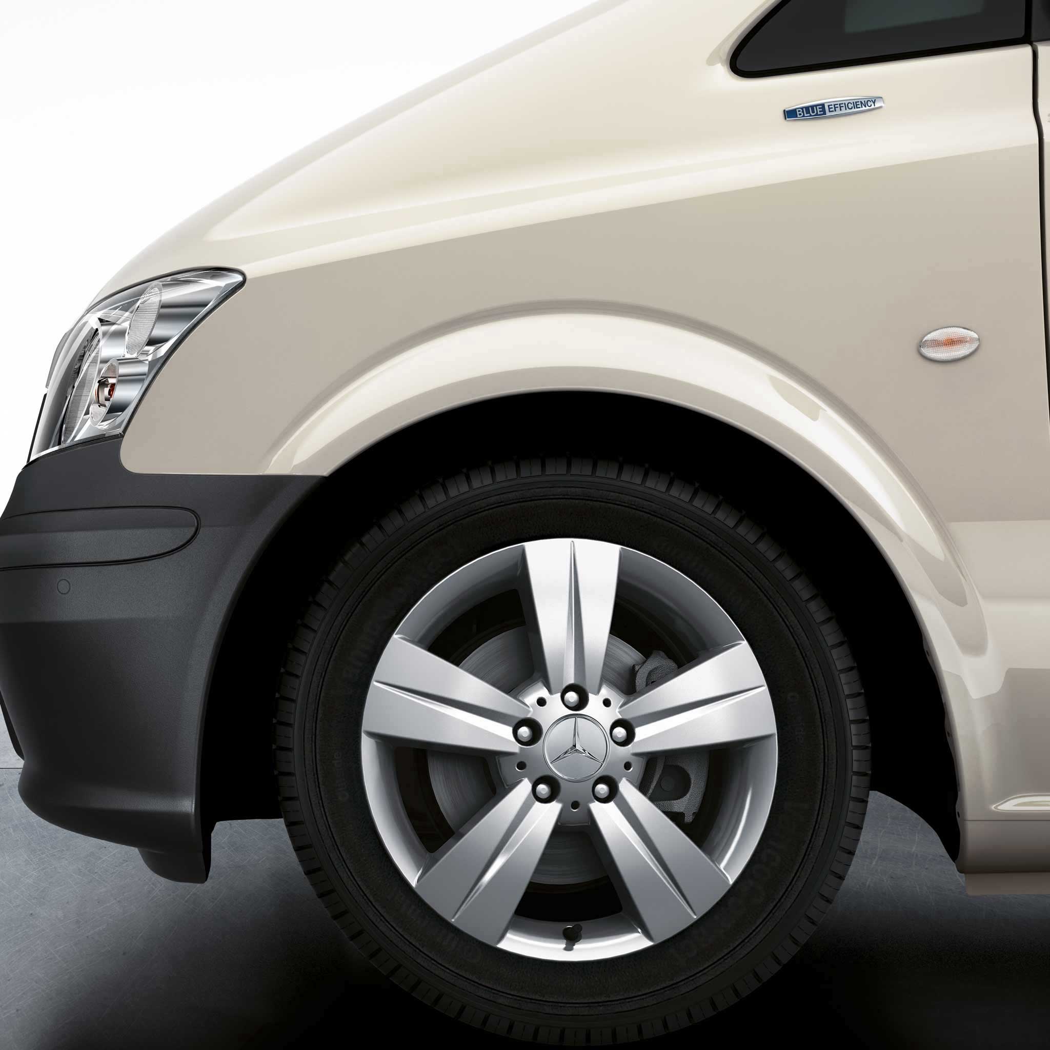 Mercedes 5 Spoke [639-17] Standard Silver Alloy Wheel Product Image #3
