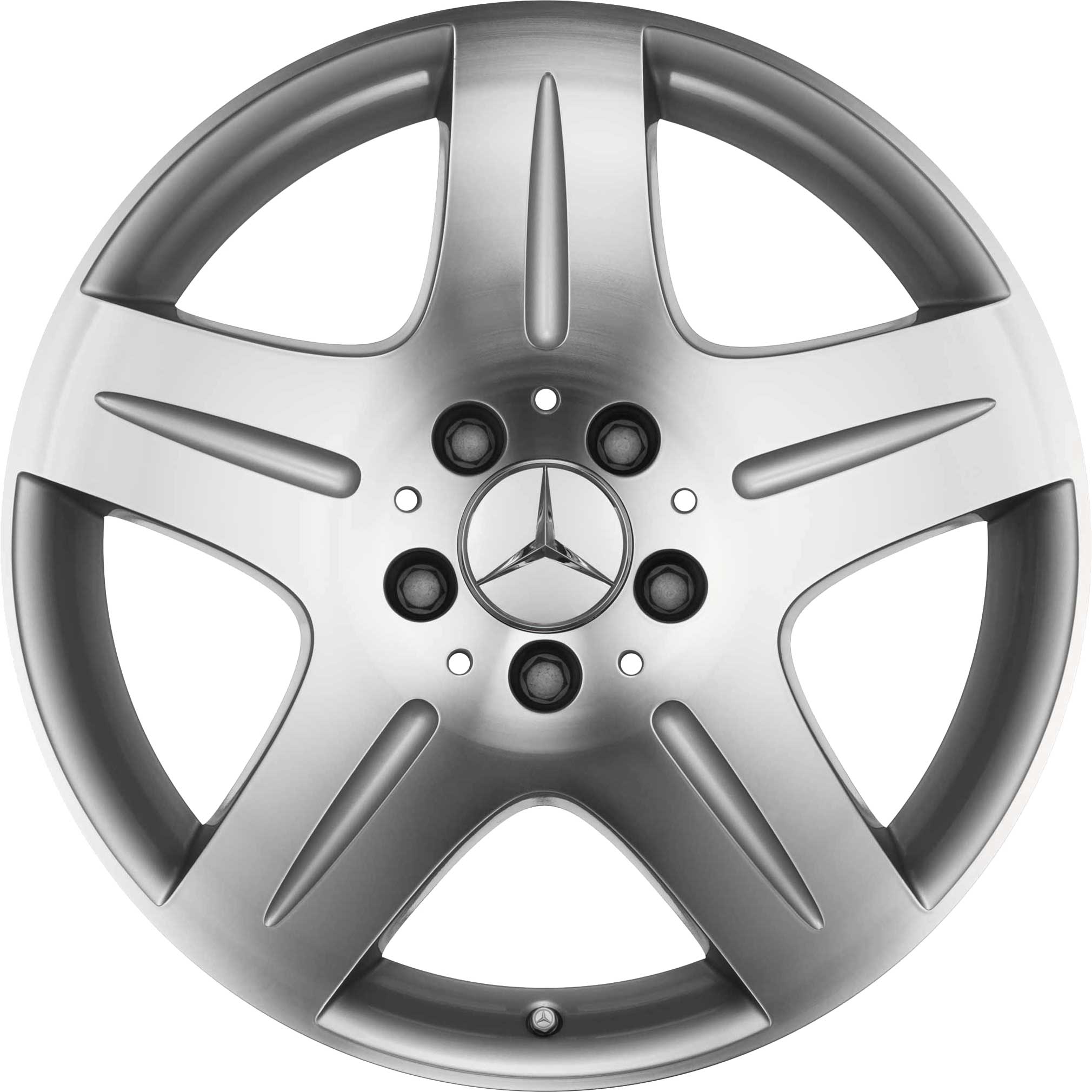 Mercedes 5 Spoke [639-17] Standard Silver Alloy Wheel Product Image #1