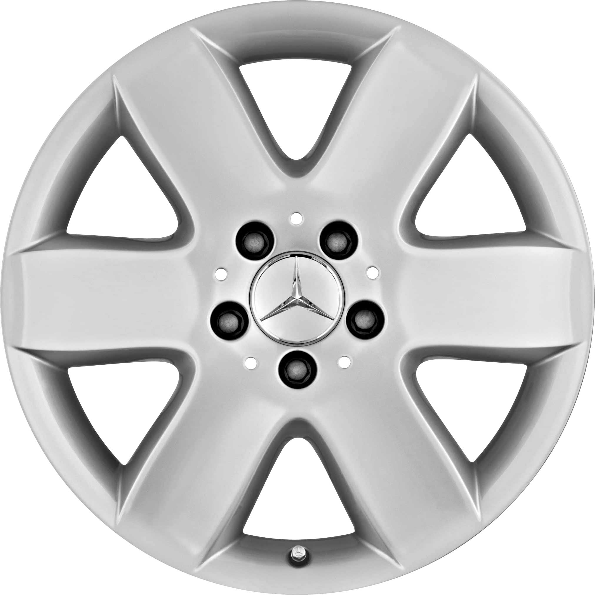 Mercedes 6 Spoke [639-17] Standard Silver Alloy Wheel Product Image #1