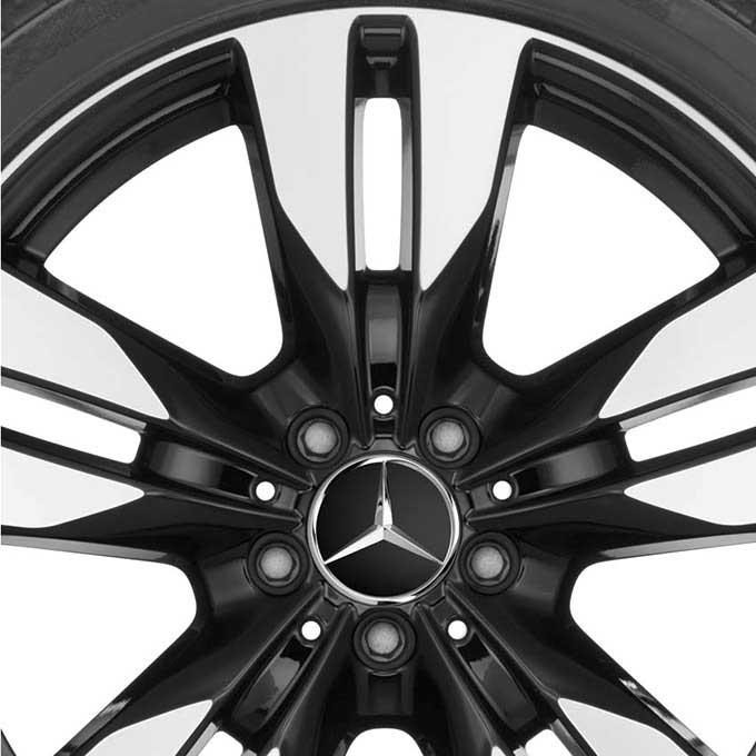 Mercedes 5 Twin Spoke [639-19] Gloss Black with High Sheen Alloy Wheel Product Image #3