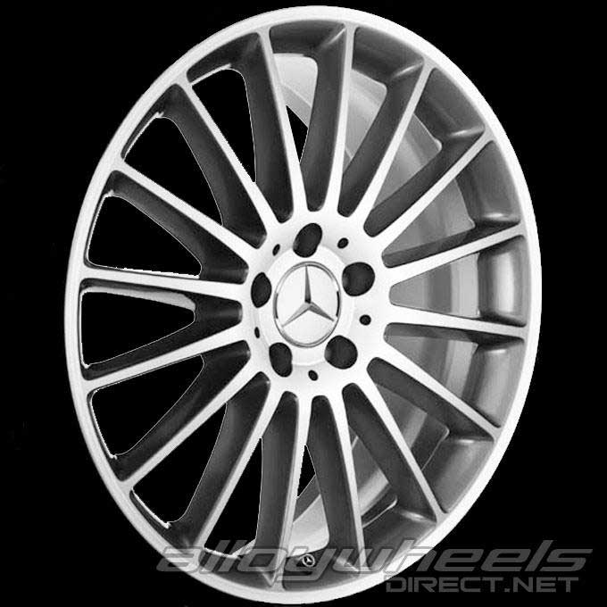Mercedes Multispoke [639-19] Himalaya Grey with High Sheen Alloy Wheel Product Image #3