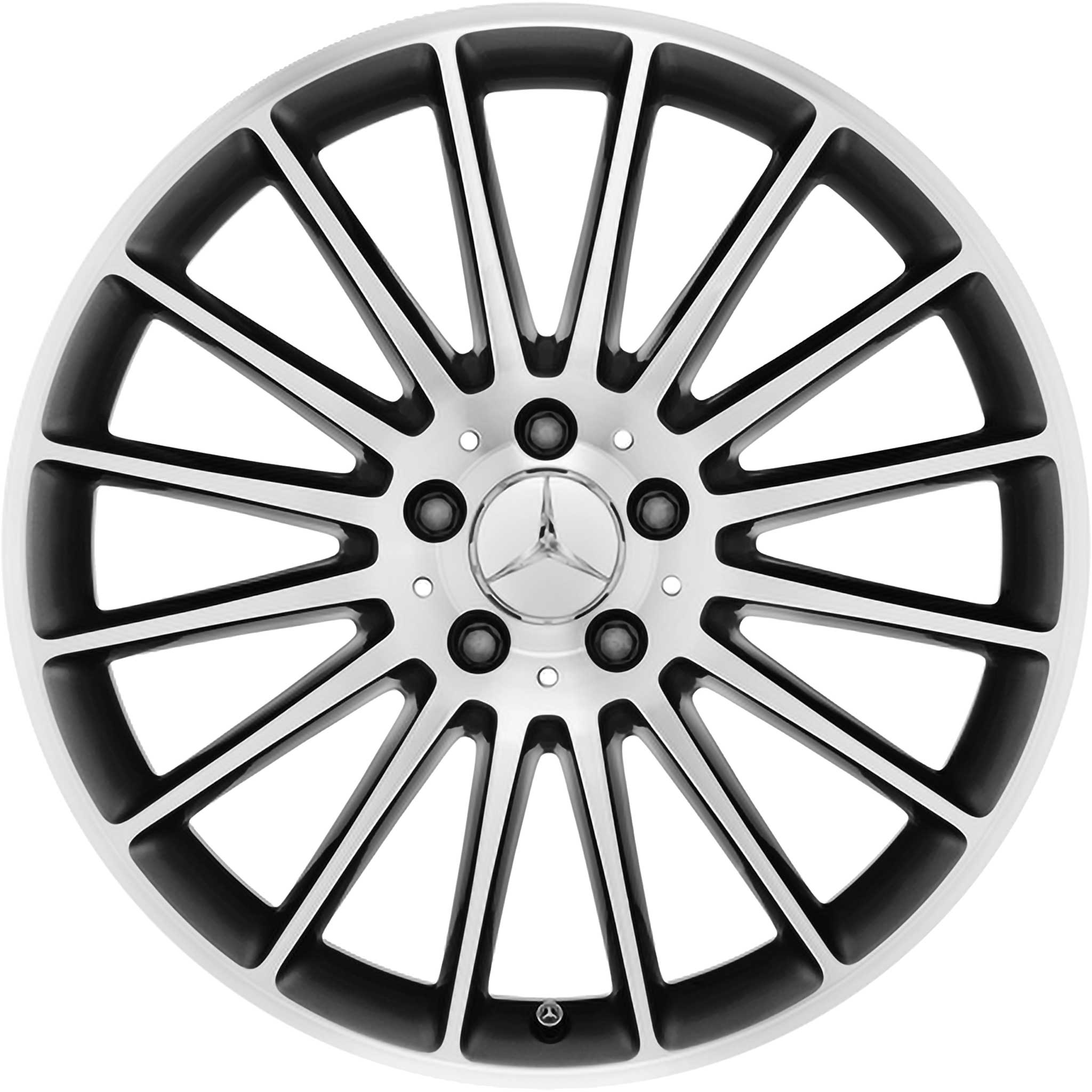 Mercedes Multispoke [639-19] Himalaya Grey with High Sheen Alloy Wheel Product Image #1