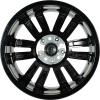 Mini 497 Seven Spoke Black with Bright Turned Wheel Img 3