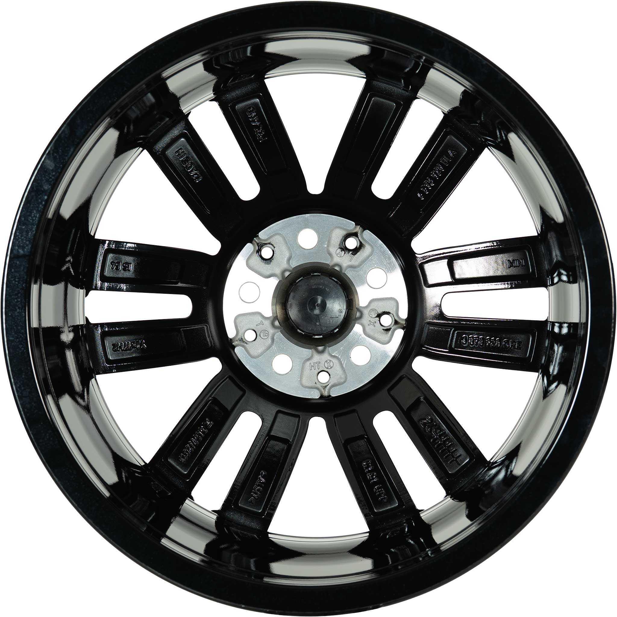 Mini 497 Seven Spoke Black with Bright Turned Alloy Wheel Product Image #3