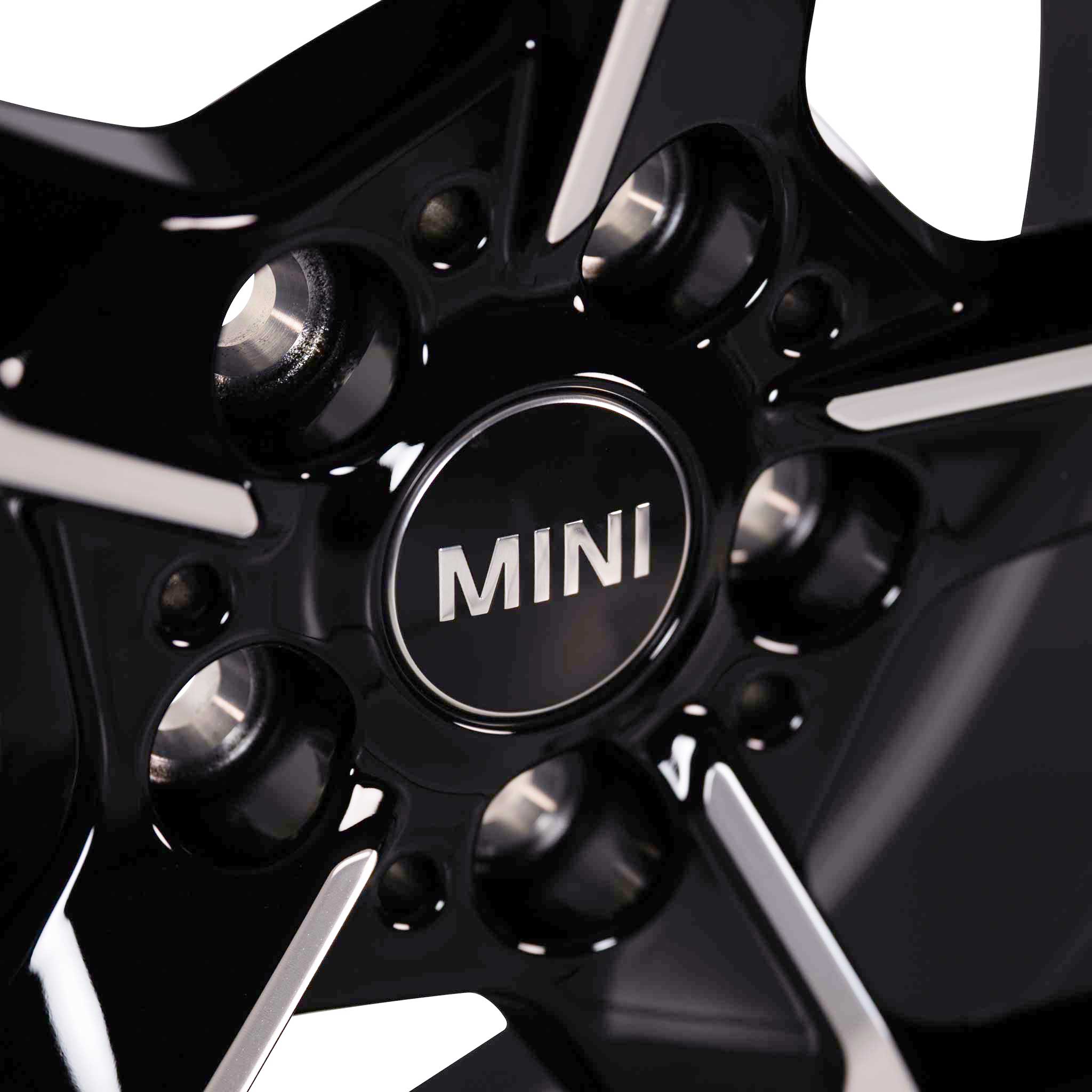 Mini 958 Slide Spoke Jet Black with Bright Turned Alloy Wheel Product Image #4