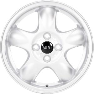 Mini R100 Spooler Spoke Silver Alloy Wheel for MINI Hatchback R56 - Sizes 15in