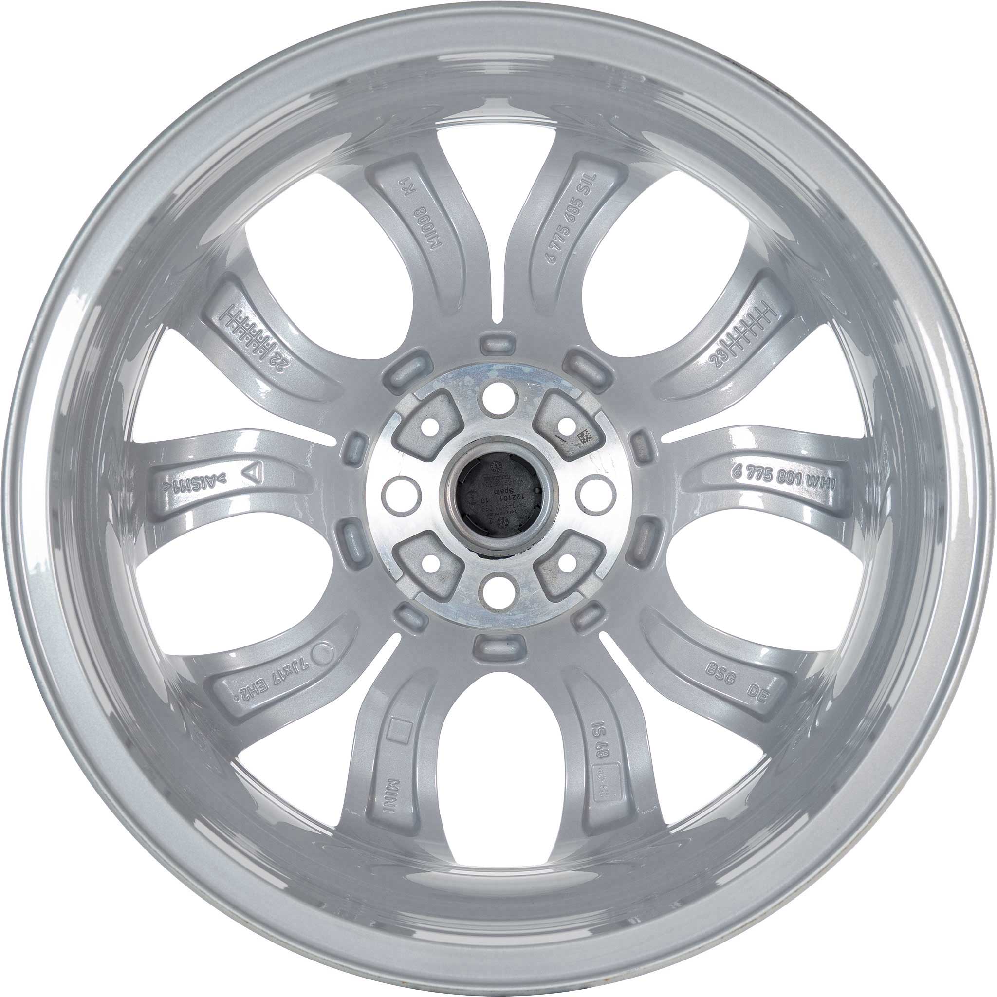 Mini R97 Flame Spoke Silver Alloy Wheel Product Image #3